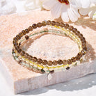 FuAttract Attract New Possibilities 3-Piece Stone Bracelet Set with Gift Message Card - 20cm - image 0