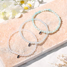 FuAttract Find Your Calm 3-Piece Stone Bracelet Set with Gift Message Card - image 2