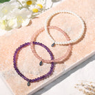FuAttract Celebrate Your Beauty 3-Piece Stone Bracelet Set with Gift Message Card - image 2