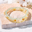 FuAttract Create Your Success 3-Piece Stone Bracelet Set with Gift Message Card - 20cm - image 0