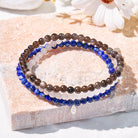 FuAttract Strengthen Your Spirit 3-Piece Stone Bracelet Set with Gift Message Card - 20cm - image 0