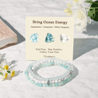 FuAttract Bring Ocean Energy 3-Piece Stone Bracelet Set with Gift Message Card - image 1