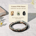 FuAttract Connect With Nature 3-Piece Stone Bracelet Set with Gift Message Card - image 1