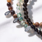 FuAttract Connect With Nature 3-Piece Stone Bracelet Set with Gift Message Card - image 3