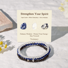 FuAttract Strengthen Your Spirit 3-Piece Stone Bracelet Set with Gift Message Card - image 1