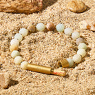 Fuattract Wishbeads Communication Expression & Healing– Amazonite Intention Bracelet - 8mm - image 0