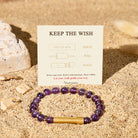 Fuattract Wishbeads Stress Relief & Calm–Amethyst Intention Bracelet - image 1