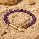 Fuattract Wishbeads Stress Relief & Calm–Amethyst Intention Bracelet - 8mm - image 0
