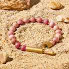 Fuattract Wishbeads Love & Compassion–Rhodonite Intention Bracelet - 8mm - image 0