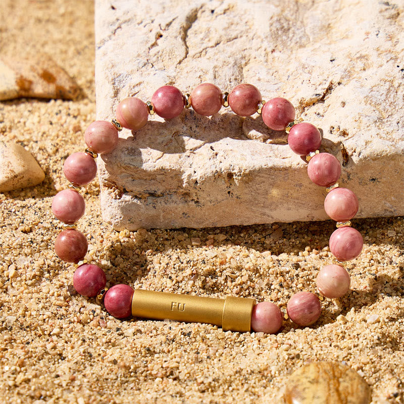 Fuattract Wishbeads Love & Compassion–Rhodonite Intention Bracelet - image 2