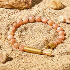 Fuattract Wishbeads Freedom & Independence–Sun Stone Intention Bracelet - 8mm - image 0