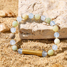 Fuattract Wishbeads Self Love & Courage–Aquamarine Amazonite Intention Bracelet - image 2