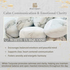 Fuattract Wishbeads Protection & Calm–Ocean Agate & White Turquoise Intention Bracelet - image 8