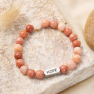 FuAttract Love & Emotional Balance Pink Aventurine Hope Engraved Crystal Bracelet  - Men (18-19cm) - image 0