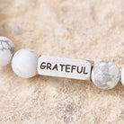 FuAttract Calm Communication & Emotional Balance White Turquoise Grateful Engraved Bracelet Jewelry Gift  - image 3