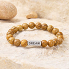 FuAttract Clarity Balance & Grounding Picture Jasper Dream Engraved Stainless Steel Bracelet  - image 1