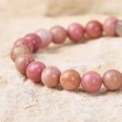 FuAttract Love Compassion & Emotional Balance Rhodonite Believe Engraved Bracelet - image 4
