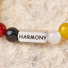 FuAttract Balance & Stability Multi Color Agate Harmony Engraved Bracelet  - image 3
