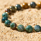 FuAttract Wishbeads Wealth & Good Luck– Ocean Agate Intention Bracelet - image 3