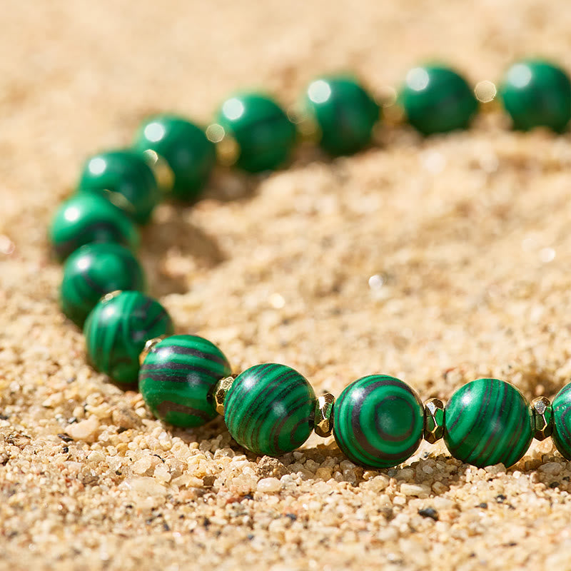 Fuattract Wishbeads Protection & Transformation– Malachite Intention Bracelet - image 3