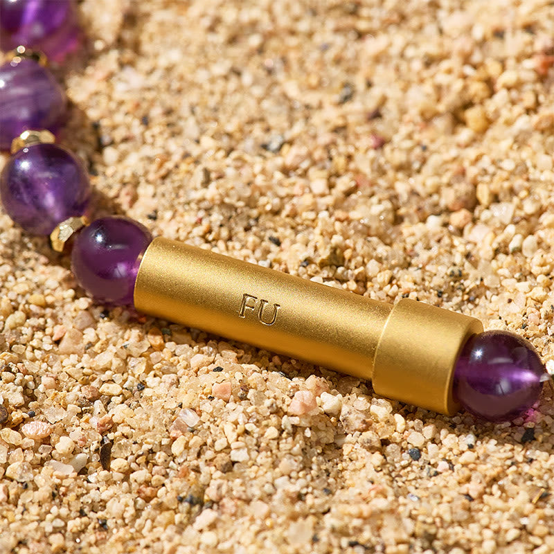 Fuattract Wishbeads Stress Relief & Calm–Amethyst Intention Bracelet - image 4