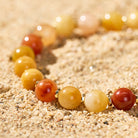 Fuattract Wishbeads Luck & Harmony-Golden Silk Jade Intention Bracelet - image 3