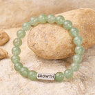 FuAttract Luck & Growth Green Aventurine Growth Engraved Crystal Bracelet  - Men (18-19cm) - image 0