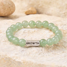 FuAttract Luck & Growth Green Aventurine Growth Engraved Crystal Bracelet  - image 1