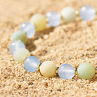 Fuattract Wishbeads Self Love & Courage–Aquamarine Amazonite Intention Bracelet - image 3