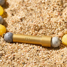 Fuattract Wishbeads Good Fortune & Stability–Grey Jasper & Yellow Jade Intention Bracelet - image 4