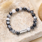 FuAttract Harmony & Emotional Balance Orca Agate Patience Engraved Healing Bracelet - Men (18-19cm) - image 0