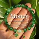 FuAttract Luck Growth & Opportunity Natural Green Aventurine Four-leaf Clover Bracelet - image 1