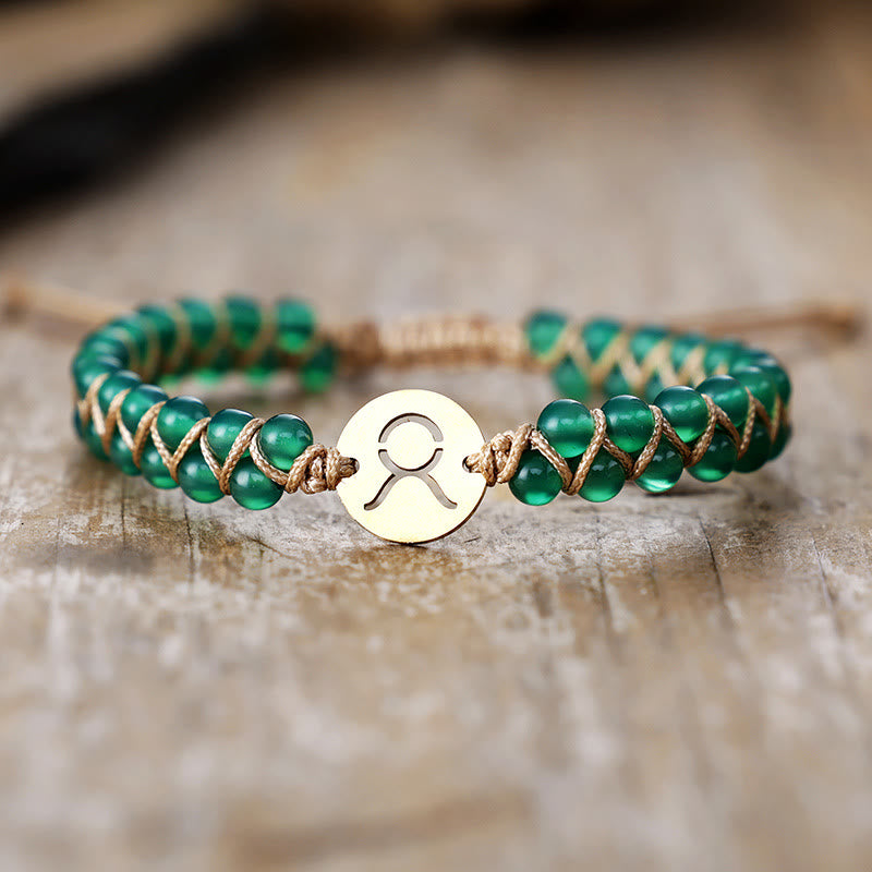 FuAttract Love Connection & Balance Natural Stone Stainless Steel Zodiac Signs Couple Bracelet - Taurus - image 7