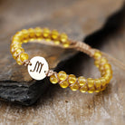 FuAttract Love Connection & Balance Natural Stone Stainless Steel Zodiac Signs Couple Bracelet - Scorpio - image 13