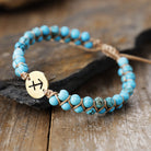 FuAttract Love Connection & Balance Natural Stone Stainless Steel Zodiac Signs Couple Bracelet - Sagittarius - image 14