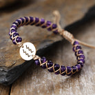 FuAttract Love Connection & Balance Natural Stone Stainless Steel Zodiac Signs Couple Bracelet - Aquarius - image 16
