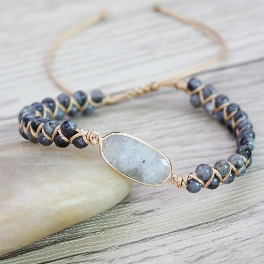 FuAttract Clarity Balance & Energy Natural Amethyst Healing Bracelet - Black Glitter Stone - image 16