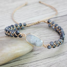 FuAttract Clarity Balance & Energy Natural Amethyst Healing Bracelet - Black Glitter Stone - image 16