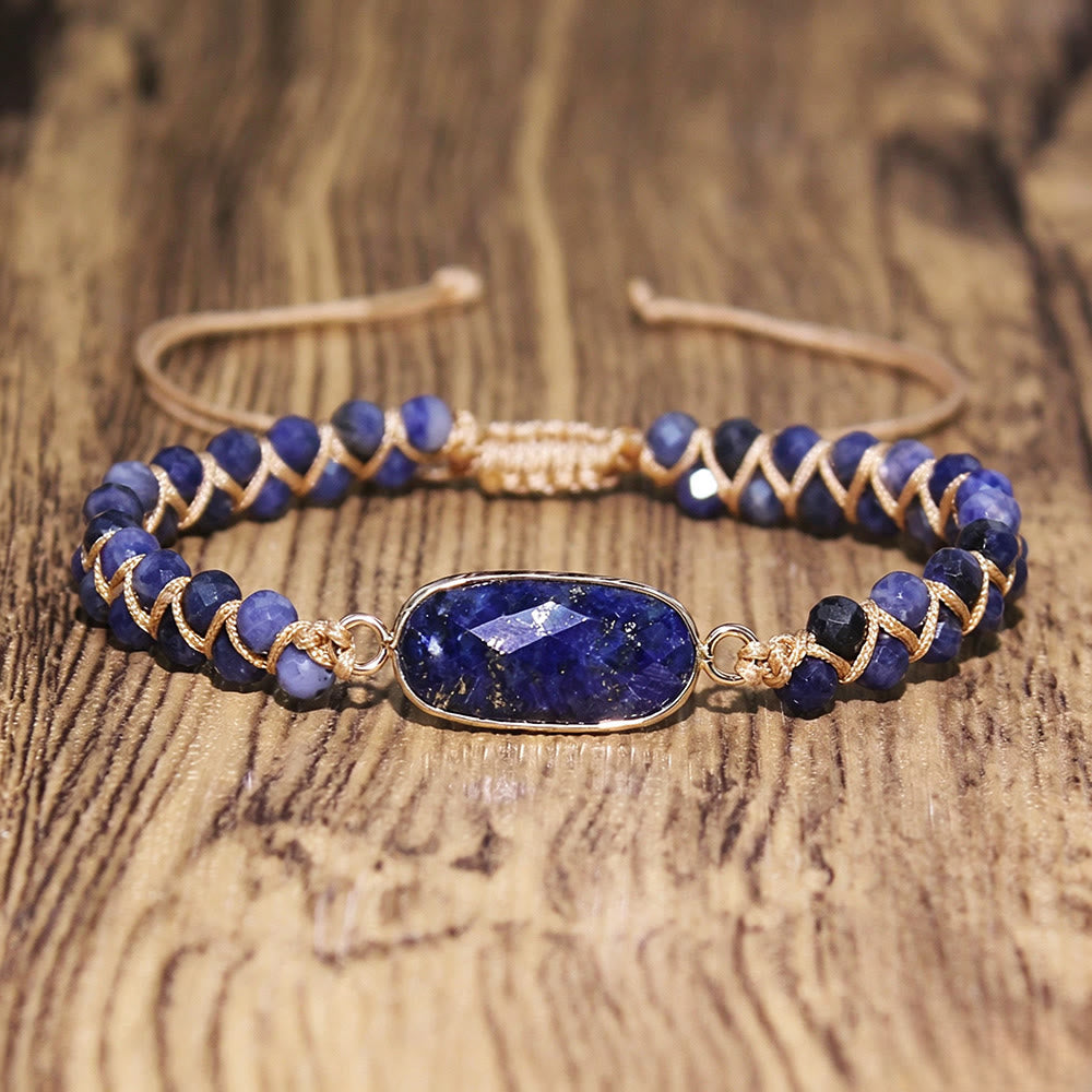 FuAttract Clarity Balance & Energy Natural Amethyst Healing Bracelet - Lapis Lazuli - image 20