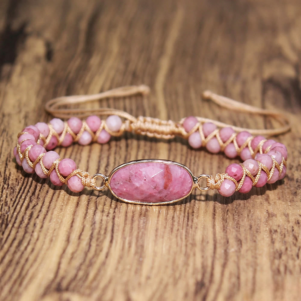 FuAttract Clarity Balance & Energy Natural Amethyst Healing Bracelet - Rhodonite - image 22