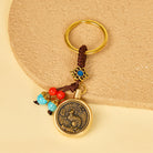 FuAttract Protection & Wealth Brass Chinese Zodiac Car Keychain  - Rat - image 0