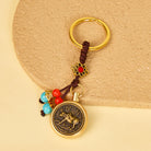 FuAttract Protection & Wealth Brass Chinese Zodiac Car Keychain  - Ox - image 1