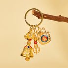 FuAttract Luck Protection & Prosperity Maneki Neko Bell Keychain - image 2