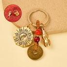 FuAttract Protection Luck & Harmony Brass Chinese Zodiac Calabash Keychain - Dog - image 0