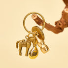 FuAttract Luck Prosperity & Protection Antique Brass Chinese Zodiac Fu Calabash Keychain - image 13