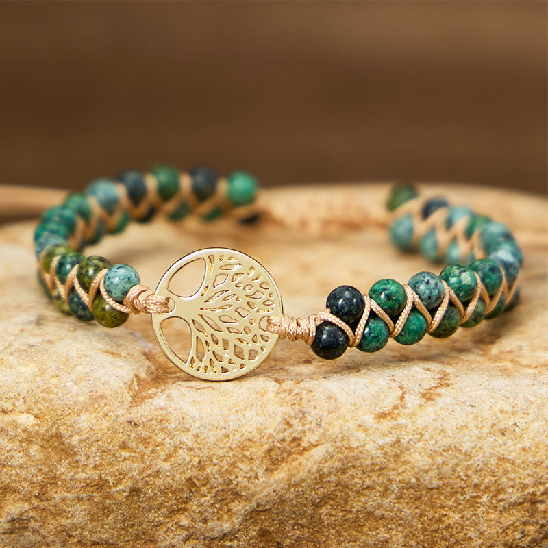 FuAttract Growth Balance & Connection Handmade Woven Tree of Life Bohemian Bracelet - image 2
