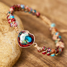 FuAttract Love & Balance Emperor Stone Wishful Heart Bracelet - Red Imperial Stone - image 0