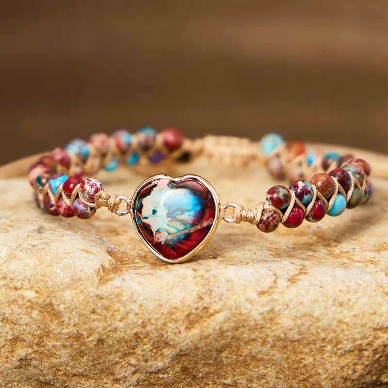FuAttract Love & Balance Emperor Stone Wishful Heart Bracelet - image 1