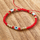 FuAttract Protection Luck & Peace Glaze Evil Eye Red String Bracelet - image 1