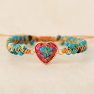 FuAttract Love & Balance Emperor Stone Wishful Heart Bracelet - Turquoise Blue - image 7